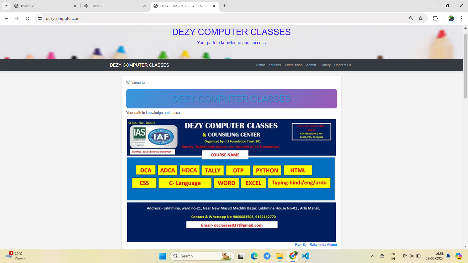 Dezy Computer Classes